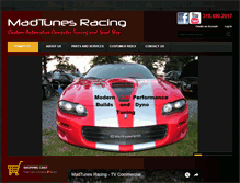 Tablet Screenshot of madtunesracing.com